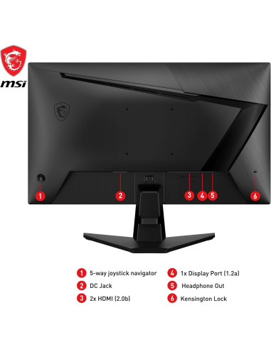 24.5'' FHD 180Hz 1ms (GtG) IPS FreeSync Premium Frameless G255FDE