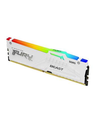 32GB (2x16GB) FURY Beast White RGB 6000MHz XMP/EXPO