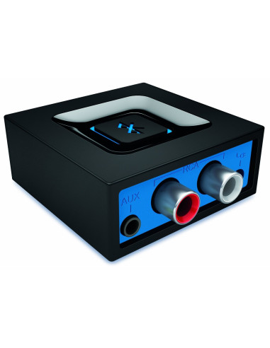 Bluetooth Audio Receiver fino a 15m Nero. Wireless, ?Pc/Mac/Smartphone/Tablet/Ricevitore Av, Uscite Audio 3.5 Mm E Rca Alle Cas