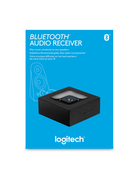 Bluetooth Audio Receiver fino a 15m Nero. Wireless, ?Pc/Mac/Smartphone/Tablet/Ricevitore Av, Uscite Audio 3.5 Mm E Rca Alle Cas