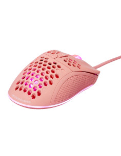 GAMING PM75 Ultralight Gaming Mouse, 6400 DPI, RGB, Rubber coated side grips, Pink 2