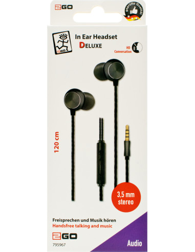 Headset Deluxe Alu silver