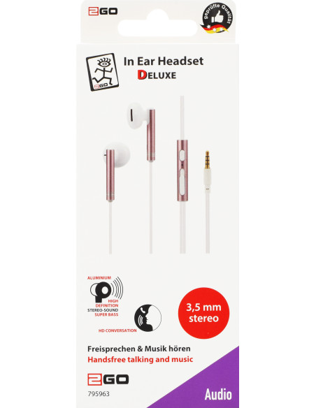 Headset Deluxe Alu rose-g Headset Deluxe Alu rose-g