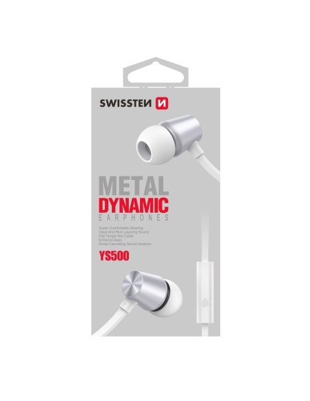 YS500 Metal Dynamic, microphone, white, 3.5 mm jack