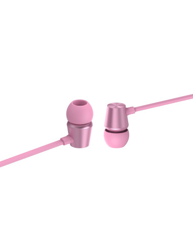 YS500 Metal Dynamic, with microphone, pink, 3.5 mm jack