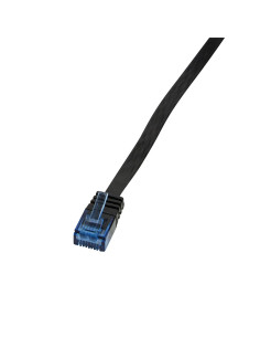 15,00 mt Flat Cat6 U/UTP RJ45, Nero