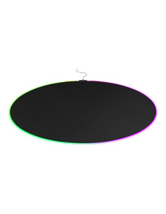 GAMING DFP430 RGB gaming floor mat, USB-C, 1100x1100x3mm, black/RGB