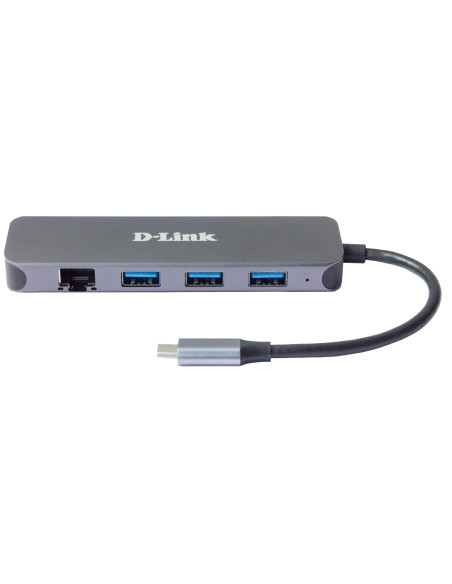 5-in-1 USB-C Hub with Gigabit Ethernet/Power Delivery x3 SuperSpeed USB 3.0 ports, x1 USB-C (Thunderbolt 3) 60w