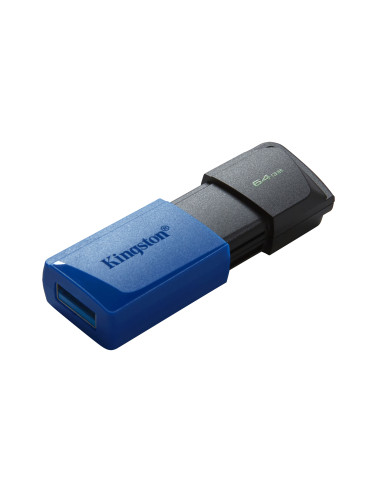 64GB  DataTraveler Exodia M USB Type-A 3.2 Gen 1 (3.1 Gen 1) Black, Blue