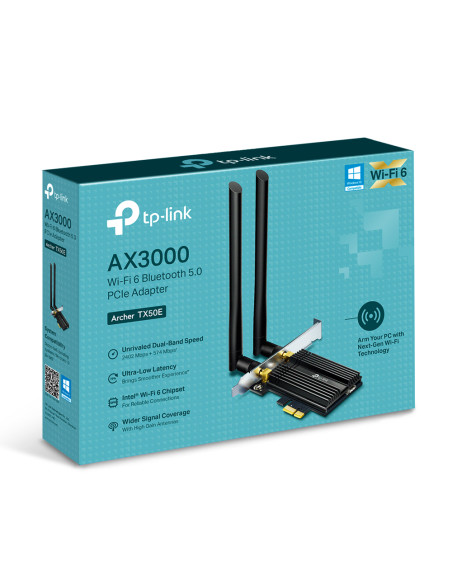 Archer TX50E WLAN Wi-Fi 6 Bluetooth 2402 Mbit/s