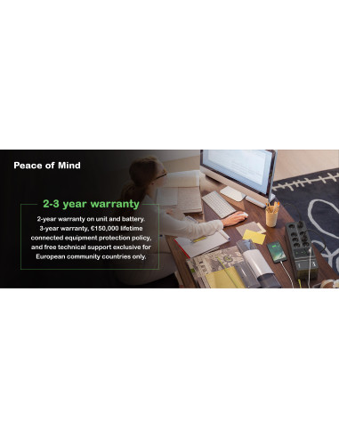 Back-UPS 1050VA 230V USB Type-C and A charging ports