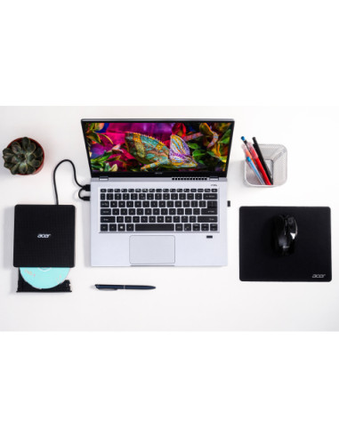 DVD Writer AXD001 optical disc drive DVD±RW Black USB Type A (3.0) and C port (3.0)