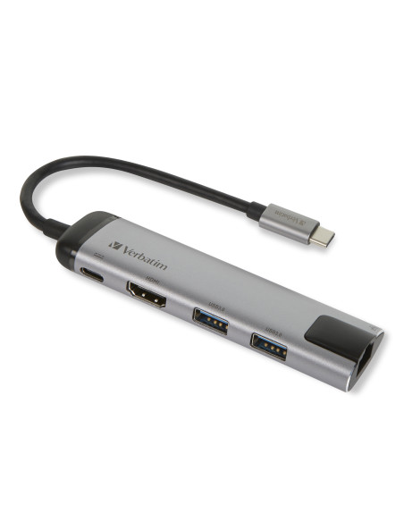 USB-C Multiport Hub USB-C, 2 x USB 3.0, HDMI, RJ-45, 3A