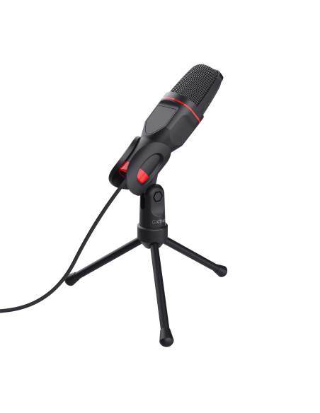GXT 212 PC microphone Black, Red