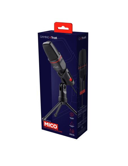 GXT 212 PC microphone Black, Red