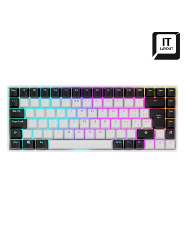 SKILLER SGK50 S3 Tastiera meccanica, layout 75%, Switch Gateron Yellow