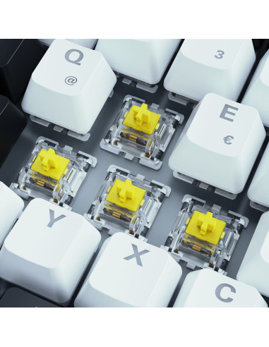 SKILLER SGK50 S3 Tastiera meccanica, layout 75%, Switch Gateron Yellow