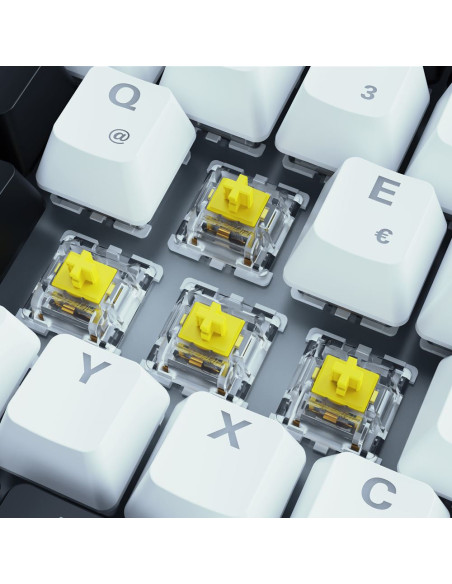 SKILLER SGK50 S3 Tastiera meccanica, layout 75%, Switch Gateron Yellow
