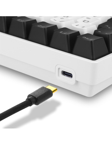 SKILLER SGK50 S3 Tastiera meccanica, layout 75%, Switch Gateron Yellow