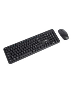 Serie Ufficio Kit Mouse e Tastiera RF Wireless + USB QWERTY Ita Black 2