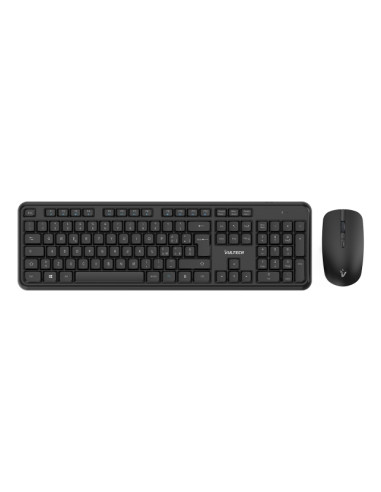 Serie Ufficio Kit Mouse e Tastiera RF Wireless + USB QWERTY Ita Black