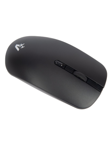 Serie Ufficio Kit Mouse e Tastiera RF Wireless + USB QWERTY Ita Black