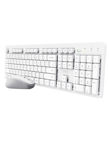 Ody II keyboard Mouse included Home/Office RF Wireless Italian White