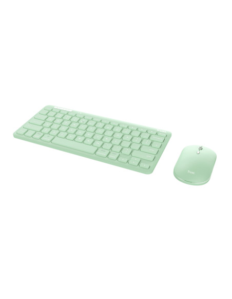 Lyra Keyboard Mouse included Universal RF Wireless + Bluetooth QWERTY Italian Green