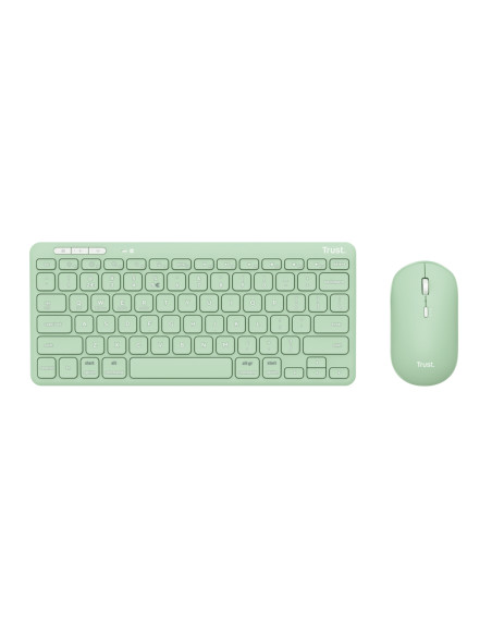 Lyra Keyboard Mouse included Universal RF Wireless + Bluetooth QWERTY Italian Green