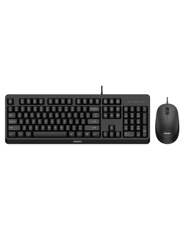 2000 Series Kit Tastiera e Mouse USB QWERTY Ita Black
