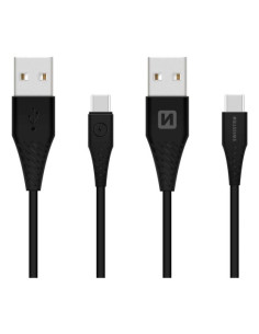 1,5mt Cavi Dati Usb/Usb-C 3.1 Nero (9mm)