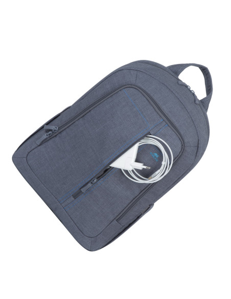 15.6" Laptop Canvas BackPack Grey