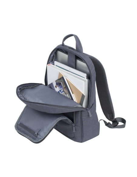 15.6" Laptop Canvas BackPack Grey