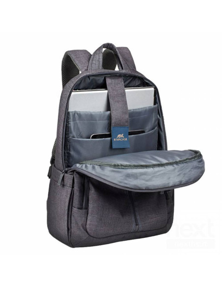 15.6" Laptop Canvas BackPack Grey