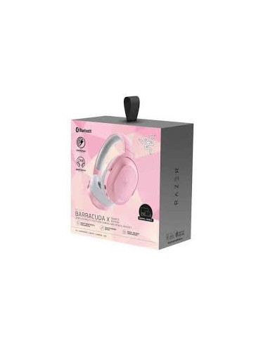 Barracuda X Headset Wired & Wireless Head-band Gaming USB Type-C Bluetooth Pink