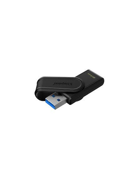 64GB DataTraveler Exodia S USB Type-A 3.2 Gen 1 (3.1 Gen 1) Black