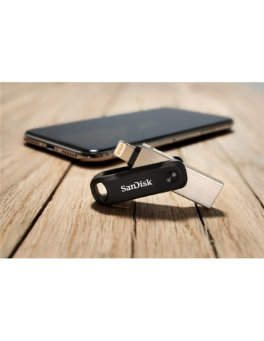 256GB iXpand  USB Type-A / Lightning 3.2 Gen 2 (3.1 Gen 2) Nero, Argento