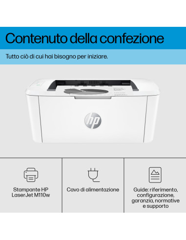 LaserJet M110w, B/W