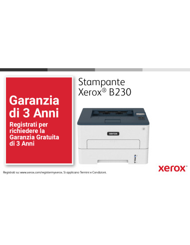B230 A4 34 ppm Stampante fronte/retro wireless PCL5e/6