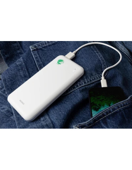 10.000mAh Power bank LiPo USB-A Bianco