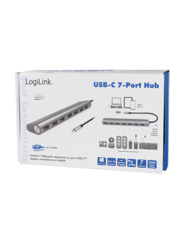 HUB USB-C 7-Port USB A USB 3.1