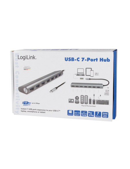 HUB USB-C 7-Port USB A USB 3.1