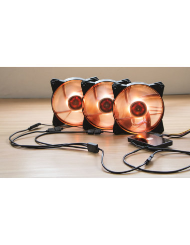 Trident cavo splitter da 1 a 3, lunghezza 580 mm, per collegamento con 3 ventole RGB