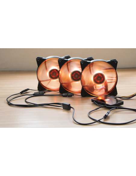 Trident cavo splitter da 1 a 3, lunghezza 580 mm, per collegamento con 3 ventole RGB