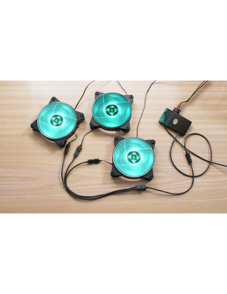 Trident cavo splitter da 1 a 3, lunghezza 580 mm, per collegamento con 3 ventole RGB