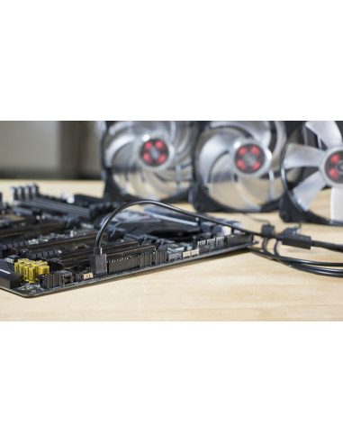 Trident cavo splitter da 1 a 3, lunghezza 580 mm, per collegamento con 3 ventole RGB