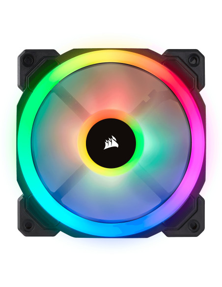 120mm LL120 RGB Dual Light Loop Black RGB LED