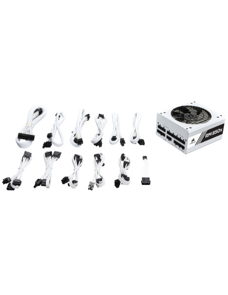850W White RM850x 80+ Gold Full Modular