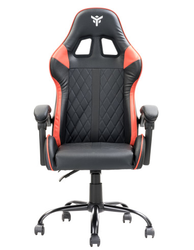 RHOMBUS PF10 Universal gaming chair Padded seat, Black/Red