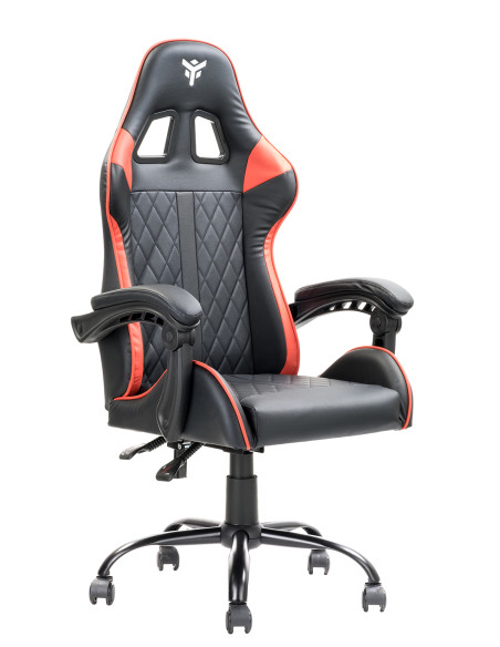 RHOMBUS PF10 Universal gaming chair Padded seat, Black/Red
